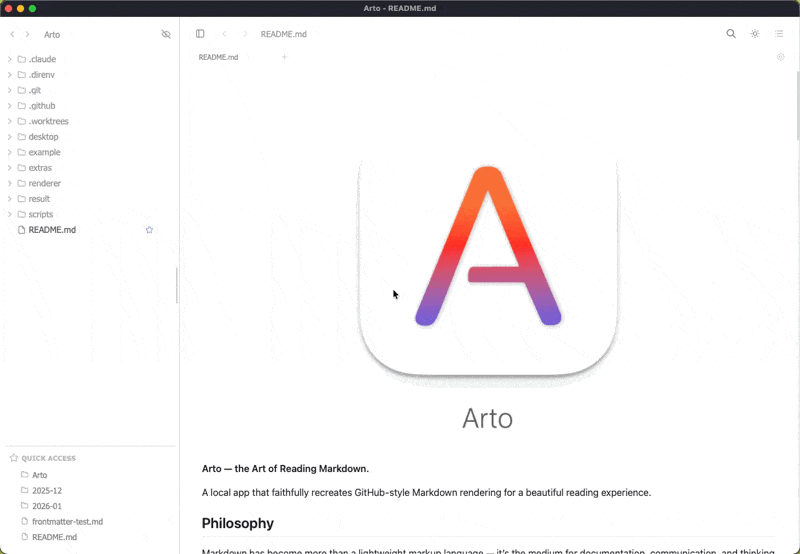 File explorer sidebar demo